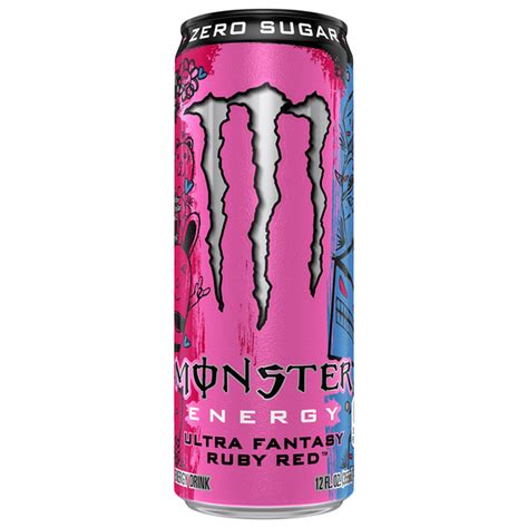 Monster Energy Drink, Ultra Fantasy Ruby Red (12 fl oz) Delivery or ...