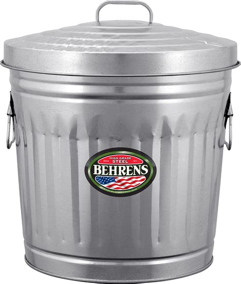 Behrens Galvanized Steel Trash Can - 10 Gallon