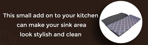 Buy U & U UNIQUE UTILITIES Microfiber Dish Drying Mat for Kitchen Water ...