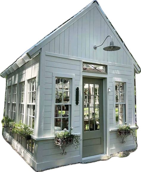 22 Ultimate Greenhouse Garden Shed Ideas You'll Love | Cottage garden ...