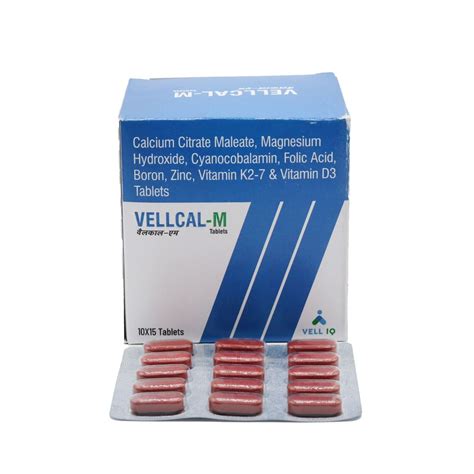 Buy Vellcal-M Tablet | 19 Minutes Delivery | Apollo Pharmacy