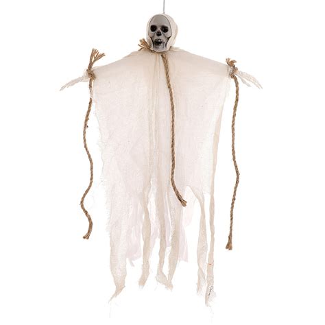 BGZLEU Halloween Rope Hanging Ghost Decoration Skull Head Cloth House ...
