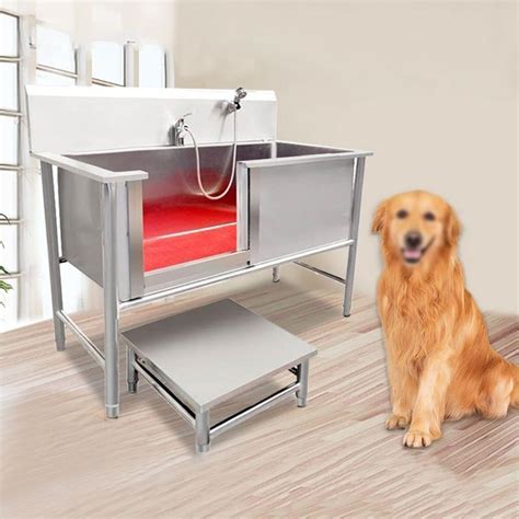 Amazon.com: GFAZXDS Dog Washing Station 47''/53'' Stainless Steel Pet ...