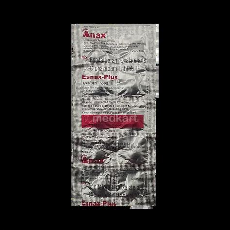 ESNAX PLUS 5MG TABLET 10'S Price, Uses, Side Effects & Substitutes ...