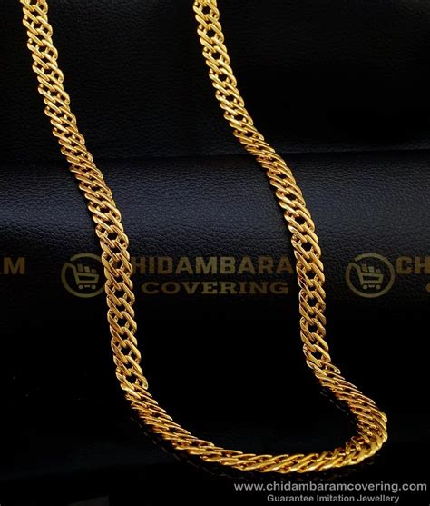 Buy Gold Plated Long Chain for Daily Use Imitation Chain Online Shopping