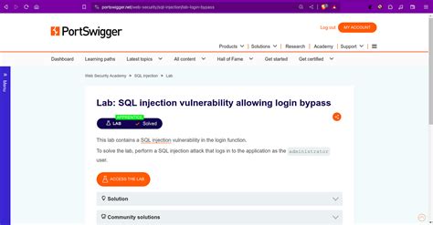 Image result for Bind SQL Injecttion Lab 11