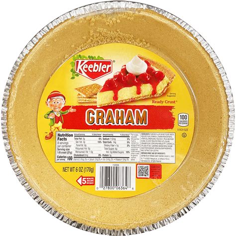 Keebler Graham Cracker Pie Crust (6 oz) Delivery or Pickup Near Me ...