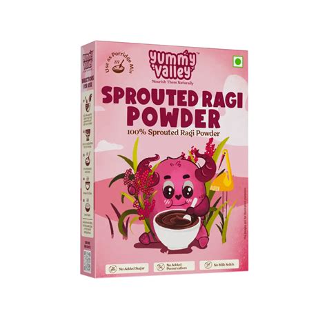 Buy Sprouted Ragi Powder For Babies | Ragi Flour - Yummy Valley