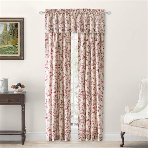 Ricardo Trading 13-in Garnet Cotton Rod Pocket Tier Curtain 04410-76 ...