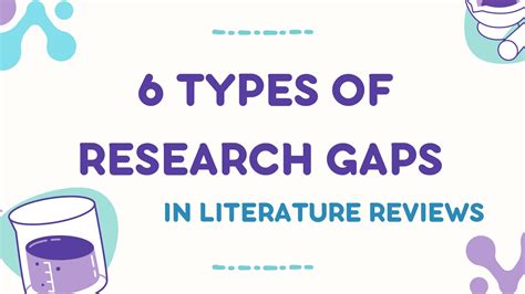 6 Types of Research Gaps in Literature Reviews
