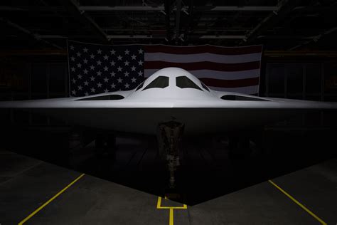 B-21 Raider strategic stealth bomber makes its public debut