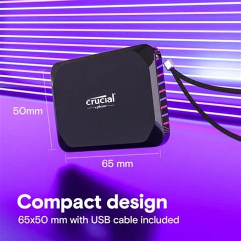 Buy CRUCIAL X9 2TB Gen2 External Solid State Drive ( SSD ) | EliteHubs.com