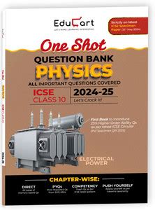 Educart ICSE Class 10 Physics One Shot Question Bank 2025 for 2024-25 ...