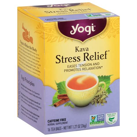 Yogi Kava Stress Relief Tea - 16 CT 6 Pack – StockUpExpress