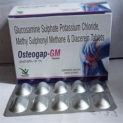 Osteogap GM - Glucosamine Sulphate Potassium Chloride, Methy Sulphonyl ...