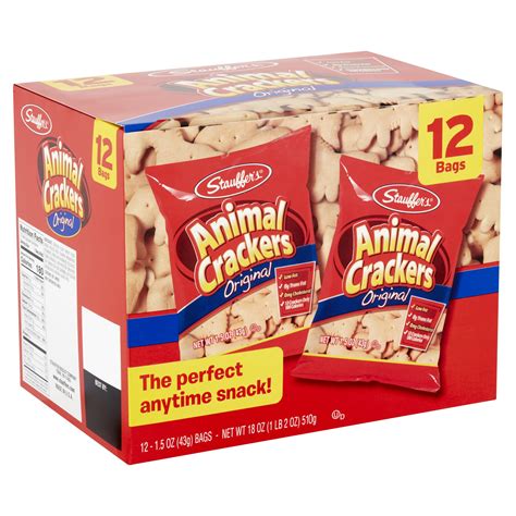 Stauffer 12ct/1.5oz Animal Cracker Caddy - Walmart.com