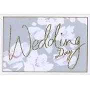 Buy Pictura Gold Glitter Wedding Day on White Flowers Wedding ...