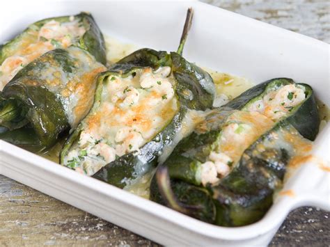Recipe: Roasted Poblanos with Creamy Shrimp Stuffing | Whole Foods Market