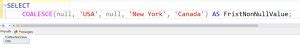 Image result for Coalesce Function in SQL Server