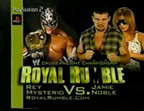 Rey Mysterio vs. Jamie Noble Royal Rumble 2004 : r/WWEMatchGraphics
