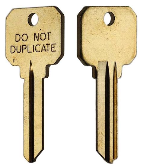 Do Not Duplicate Key