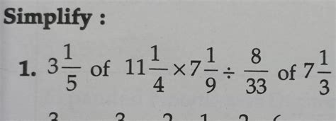 Simplify with Full explanation.. - Brainly.in