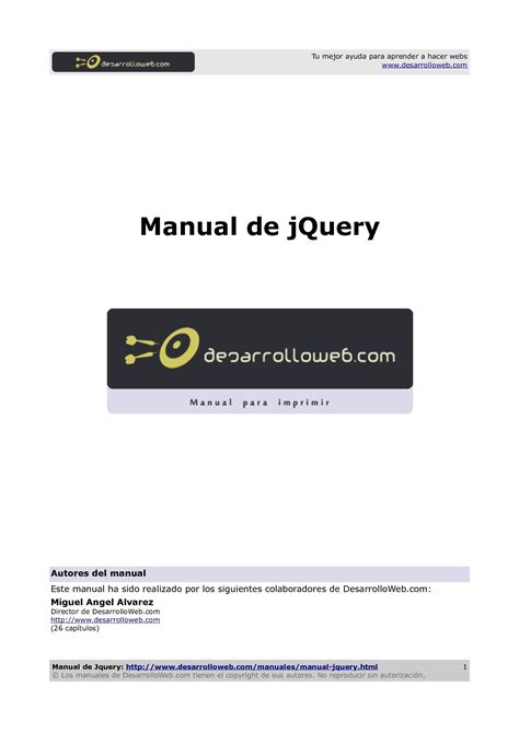 Manual Jquery | PDF | J Query | Dynamic Html
