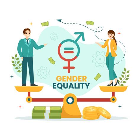 12 Gender Equality Vector Illustration - MasterBundles