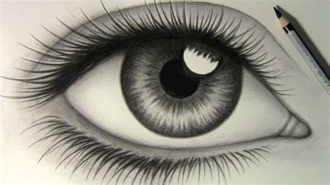 eyes drawing color pencil