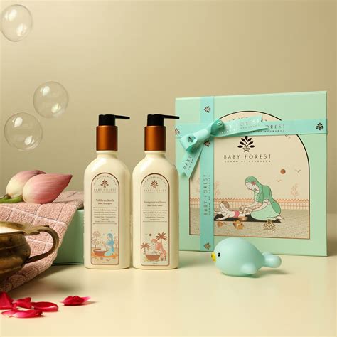 Buy Hair and Body Care Gifting Box for Babies – Maasoom Petika| Baby Forest