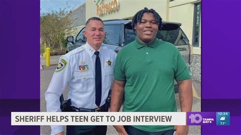 Hillsborough Sheriff Chad Chronister helps get teen to job interview ...