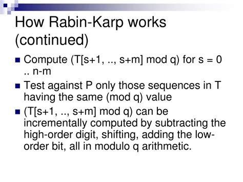 Image result for How and Why Rabin-Karp Algorithm Works