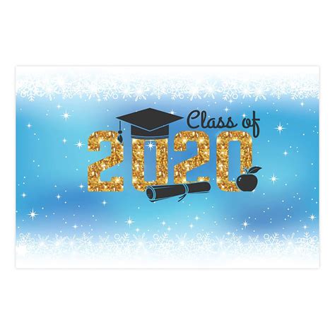 Generic 7 * 5ft Prof ional Ba Drop The Class of 2020 Graduation P ...