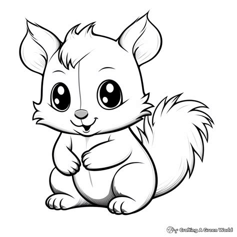 Squirrel Coloring Pages - Free & Printable!
