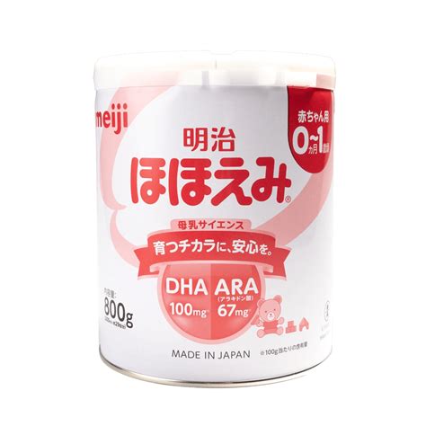 Meiji Hohoemi Milk Formula 800g 0-12 months – WAFUU JAPAN