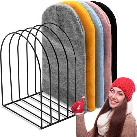 Amazon.com: Hicarer Beanie Holder Organizer Metal Beanie Hat Display ...
