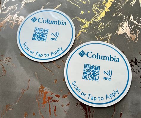 Tap Tag Counter NFC Sign | Large Tap Sign | Sticky NFC Signs