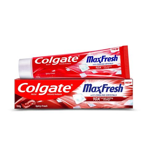 Buy Colgate MaxFresh Bad Breath Treatment Toothpaste, Red Gel Paste ...