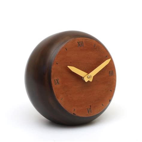 Buy VEDAS Fisher Wooden Table Clock - 13cm from Vedas at just INR 3299.0