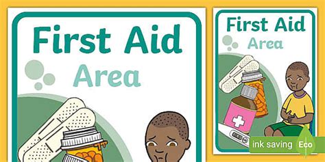 First Aid Area Poster (teacher made) - Twinkl