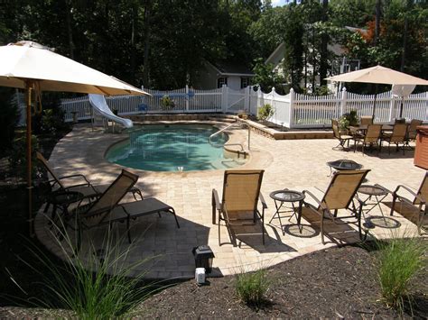 Stamped Concrete Pool Decks