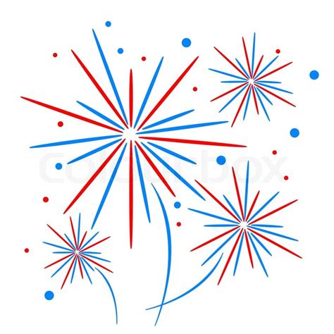 Vector firework | Stock vector | Colourbox