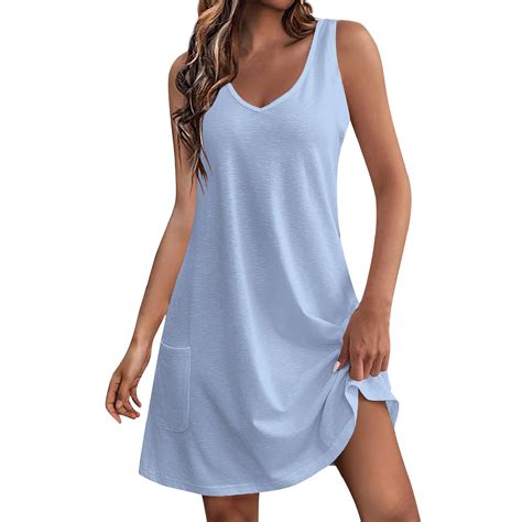 Mohiass Sundresses for Women Casual Beach 2024 Summer Dresses with ...