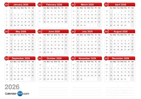 2026 Timeshare Calendar - Free Printable Templates