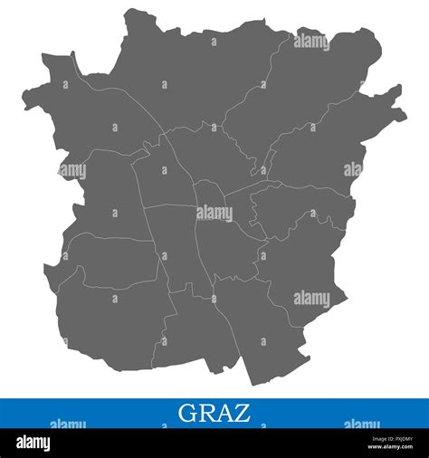 Graz area map Stock Vector Images - Alamy