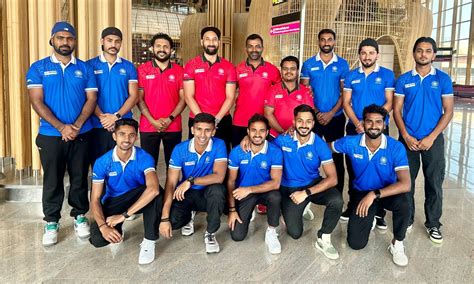 Indian men's hockey team leaves for FIH Hockey5s World Cup in Oman