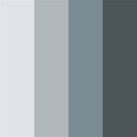 Shades of Ashen Gray Color Palette - ColorDrop