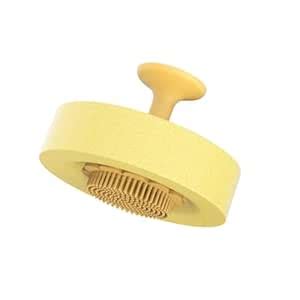 Digital Shoppy Dish Cleaning Sponge with Handle, Yellow, Dual-Sided ...