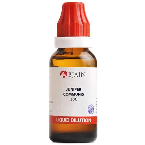 Buy BJAIN JUNIPER COMMUNIS 30C HOMEOPATHIC LIQUID DILUTION | 30ML ...