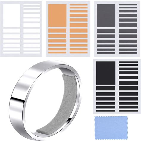 MAYCREATE® 8 Sheets Ring Size Adjuster 4-Color EVA Ring Adjuster for ...